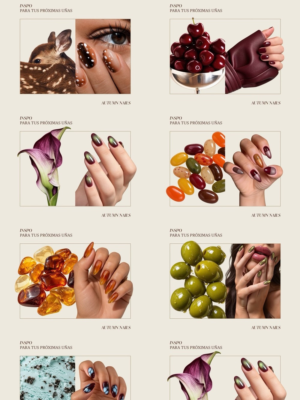 Autumn Nails Dropping🍸